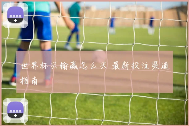 世界杯买输赢怎么买 最新投注渠道指南